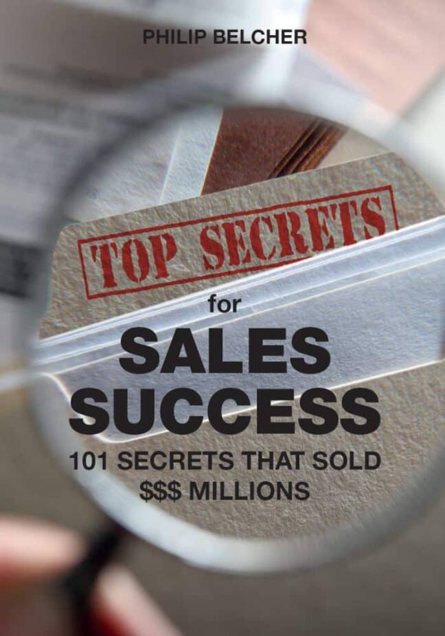 Sales success secrets book cover by Intertype Publish and Print