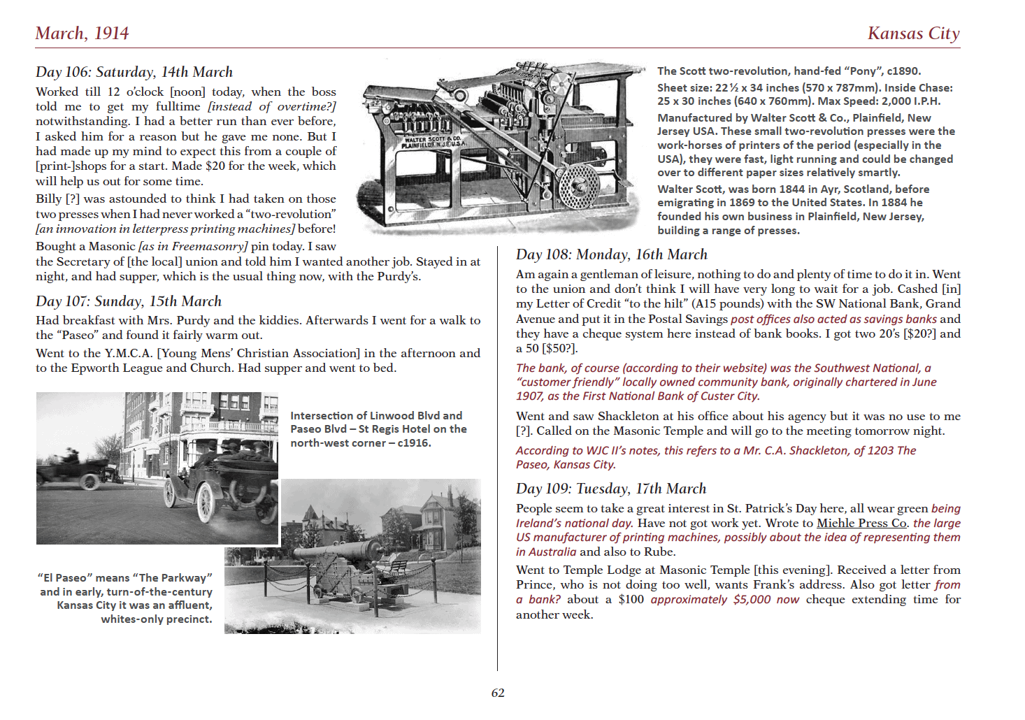 Romance of Letterpress Contents