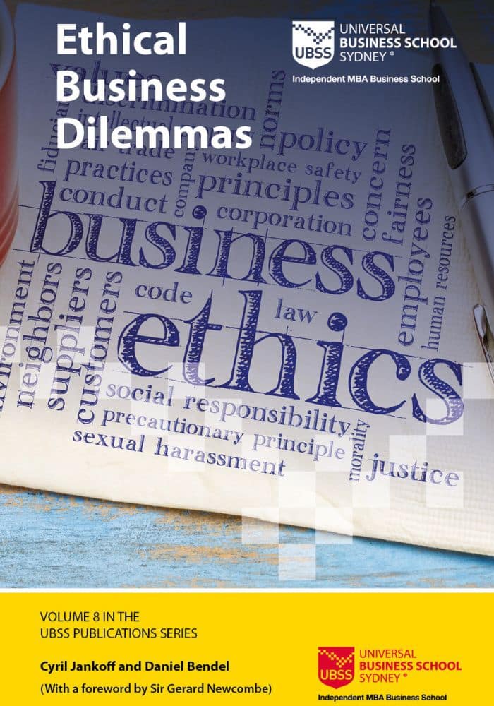 Ethical Business Dilemmas. Volume 8 in the UBSS Publications series. This book discusses the lived experience of academics and managers.